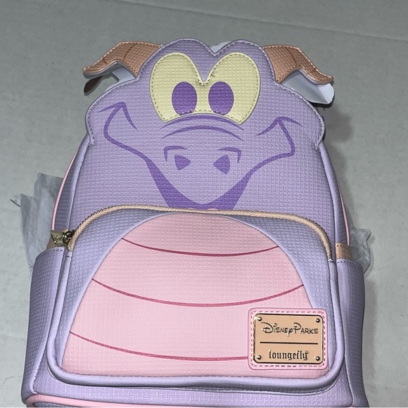 Loungefly Handbags - Disney Parks Loungefly Pastel Pink and Purple Figment Backpack New with Tag